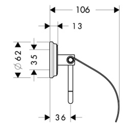 Фото Держатель туалетной бумаги Hansgrohe Logis Classic (41623000) хром