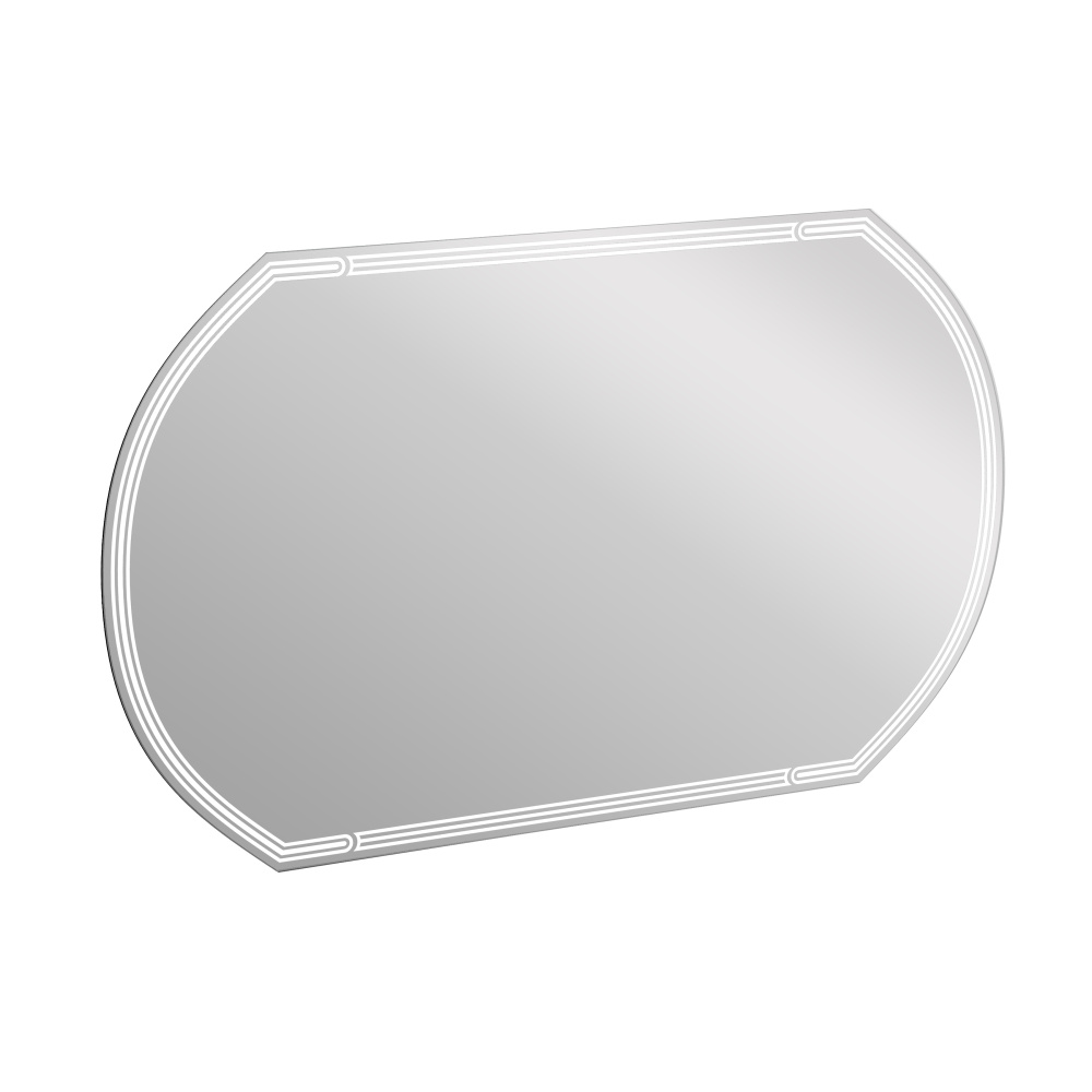 Cersanit KN-LU-LED090*100-d-Os Зеркало LED 090 design 100x60 с подсветкой с антизапотеванием овально