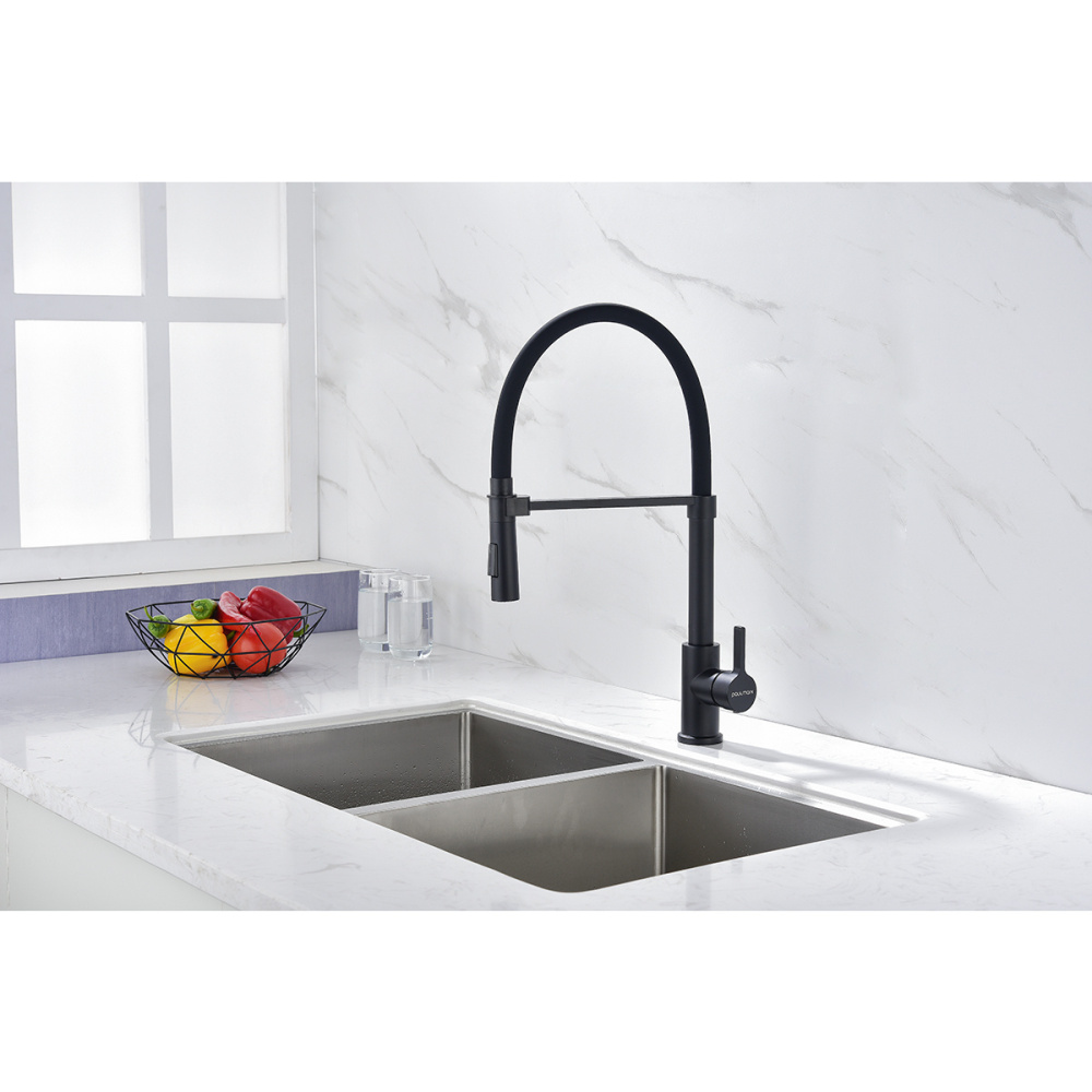 Смеситель для кухни Paulmark Halt (Ha214021-401) антрацит