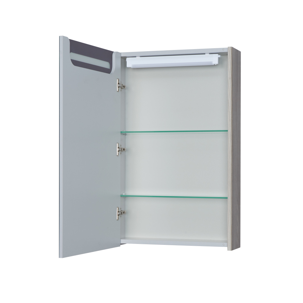 Зеркальный шкаф Aquaton Сильва 50 дуб фьорд 1A215502SIW6L