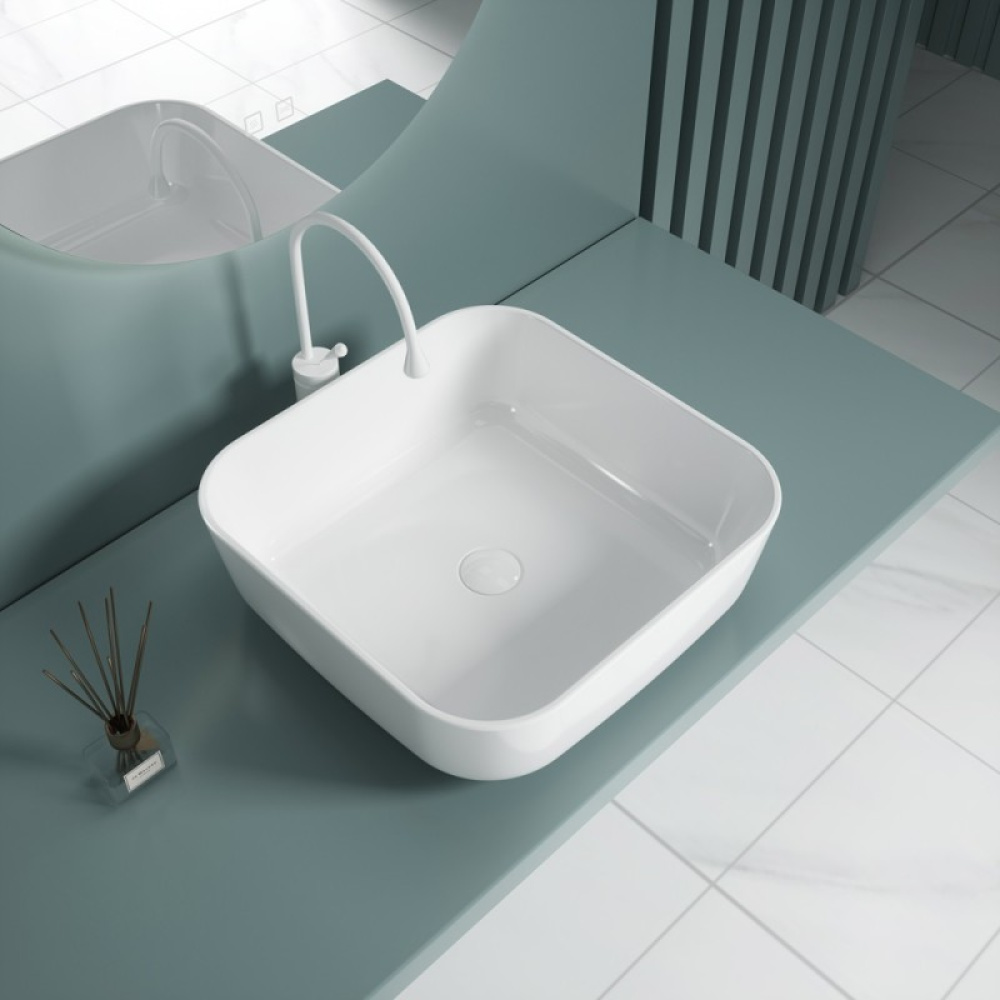 Фото Раковина накладная "ERCINA-N" (white) Esbano (ESRNERCINW) белый