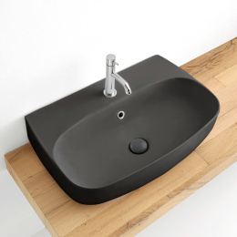 Kerasan Nolita 534131*1 Раковина подвесная/накладная 60х45 см, с 1 отверстием под смеситель, цвет чё