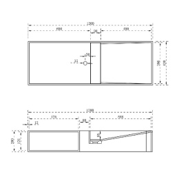 Фото Раковина NT BAGNO 120 NT501 L Белый