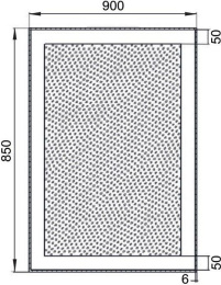 Фото Зеркало с LED подсветкой Aquanet Алассио New (00249346)