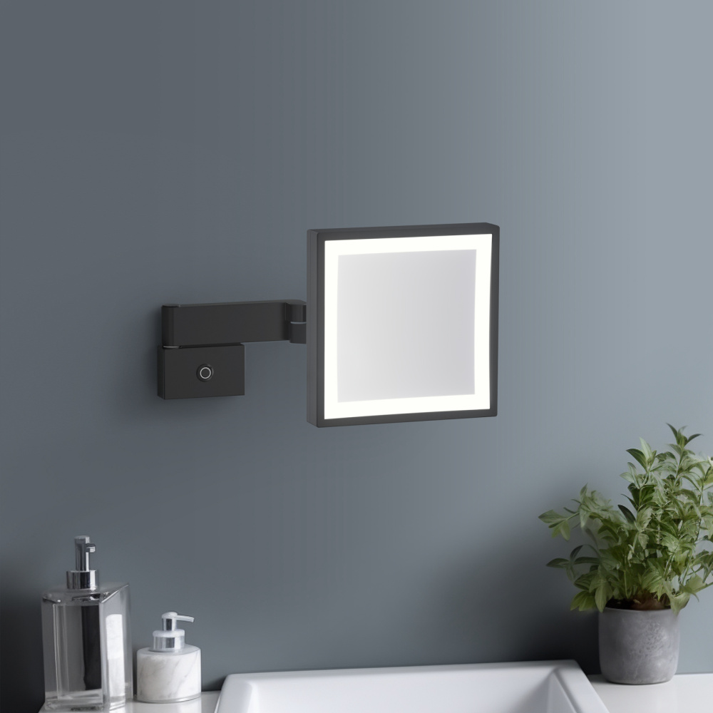 Фото Зеркало с подсветкой Timo Selene 14076/03 черный