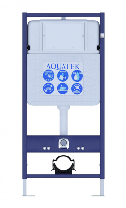 Инсталляция для унитаза Aquatek Easy Fix (INS-0000010), цвет синий