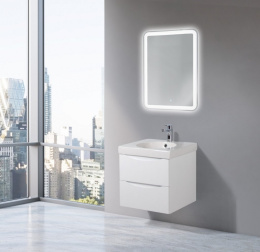 Тумба под раковину BelBagno Fly FLY-600-2C-SO-BL-P, 57,5 х 44 х 45 см, Bianco Lucido/белый глянец