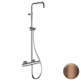 Душевая система термостатическая Remer Elegance EQ32ASSDCU, медь брашированная PVD
