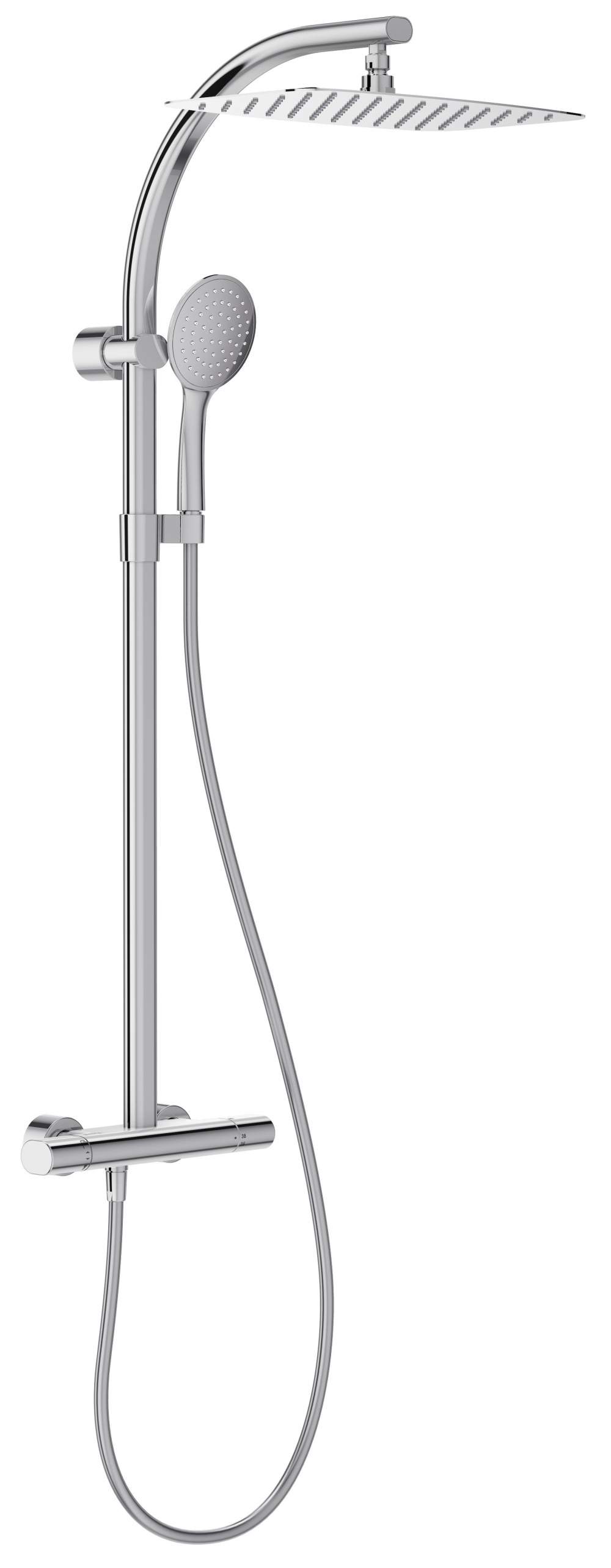 Фото Душевая колонна с термостатическим смесителем Jacob Delafon E20642-CP