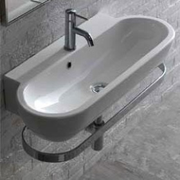 Фото Держатель полотенца Globo Bowl+ (PC6037) хром