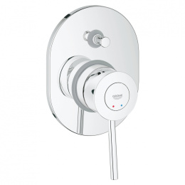 Grohe BauClassic 29047000 Смеситель для ванны, встраиваемый без излива