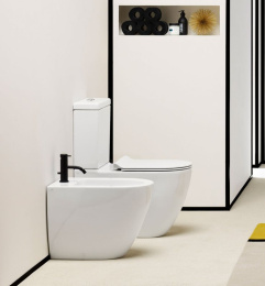 Фото Унитаз компакт GSI Pura (881711) напольный, белый