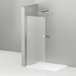 Фото Душевая перегородка Cezares Liberta-L-1-115-C-Cr 115 x 195 см, стекло прозрачное, профиль хром
