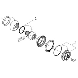 Боковой душ Grohe Movario 28517000