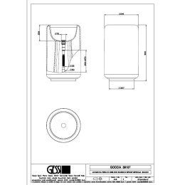 Раковина напольная Gessi Goccia (39107#519) белый