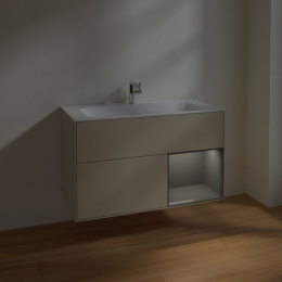 Villeroy Boch Finion F040GKHH Тумба под раковину 996х498 мм (anthracite matt/sand matt)