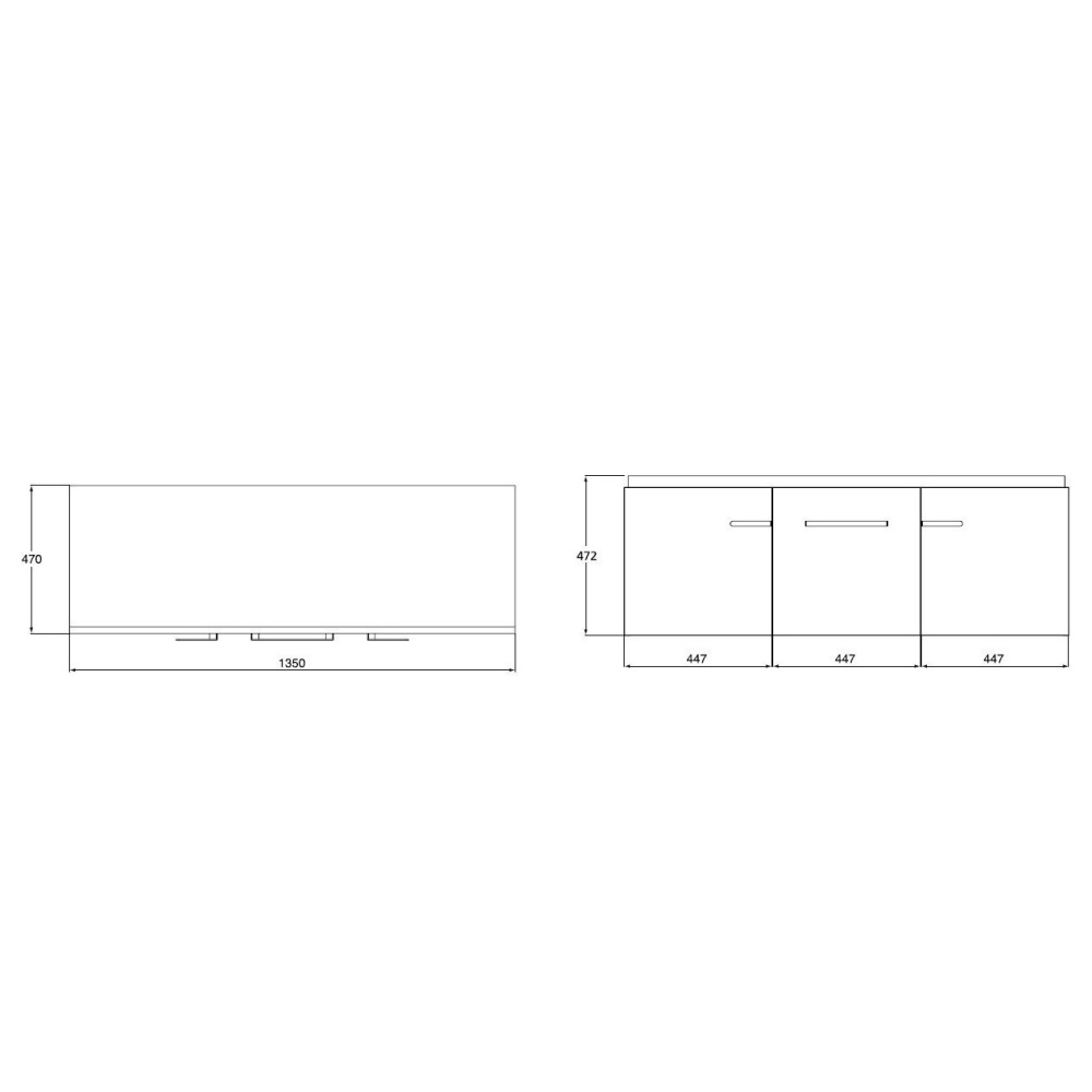 Ideal Standard Imagine T0698RE тумба 135 см, цвет красный