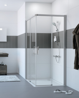 Фото Душевой уголок Huppe Classic 2, 90 х 90 см, стекло прозрачное