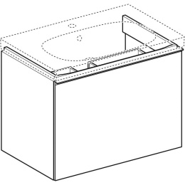 Geberit Acanto 500.611.01.2 Тумба для раковины, с ящиками выдвижными