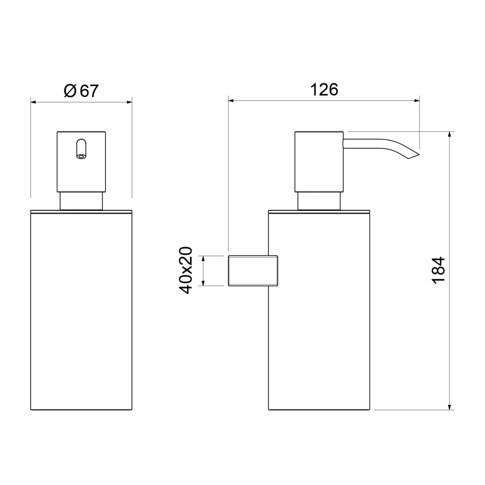 Фото Дозатор Timo Luiro 18639/00 хром