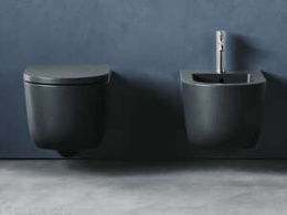 Биде подвесное Hatria Futura (A0Y9B802) черный матовый