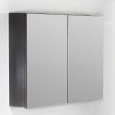 Зеркальный шкаф 100х64см, антрацит глянец Armadi Art VALLESSI 546-A glossy