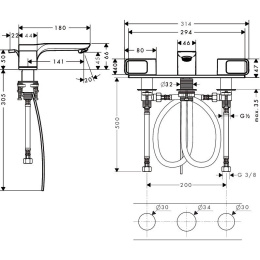 Hansgrohe Axor Urquiola 11040000 Смеситель для раковины (хром)