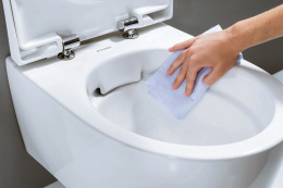 Geberit Acanto 500.301.KJ.A Комплект инсталляция и унитаз подвесной безободковый, цвет унитаза: белы