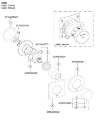Фото Смеситель для душа Keuco Ixmo 59551019501, хром