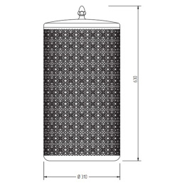 Migliore Migliore 24738 Корзина для белья ажурная 44 литра, D31, H63 cm, хром