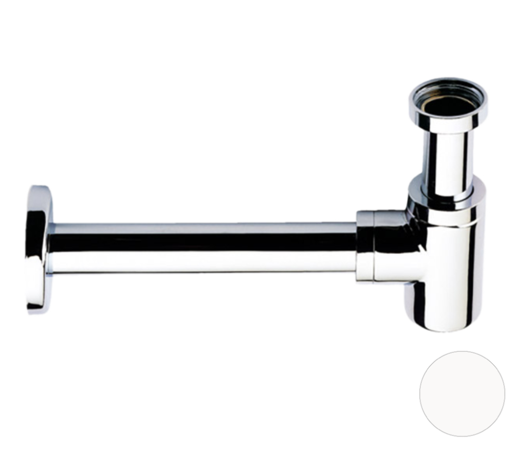 Фото Сифон 1”1/4 Remer 958BBO, белый матовый