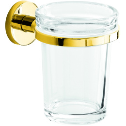 Фото Стакан настенный, золото Inda One A2410ADR03