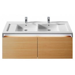 Раковина двойная 130 см Roca Stratum (327630000) белый