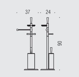 Стойка с аксессуарами Colombo Isole B9413