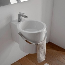 Фото Раковина подвесная Scarabeo Bucket 40 8804CR цвет Белый