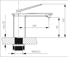 Фото Смеситель для раковины Timo Halti (4161/00F chrome)