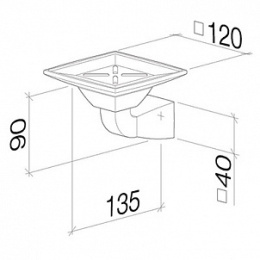 Villeroy & Boch (Dornbracht) Square 83.410.910.00 хром