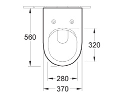 Villeroy&Boch Verity Design 2.0 8M46S101 Сиденье с крышкой, с плавным опусканием, с функцией QuickRe