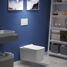 Фото Инсталляция для унитаза Berges Novum 040254 кнопка F4 Soft Touch, белая