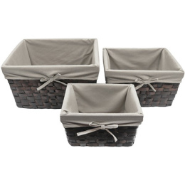 Корзина для белья WasserKRAFT Berkel 46x40x26 WB-480-L Коричневая