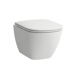 Фото Унитаз подвесной Laufen Lua (8.2008.3.000.000.1) безободковый, белый глянцевый