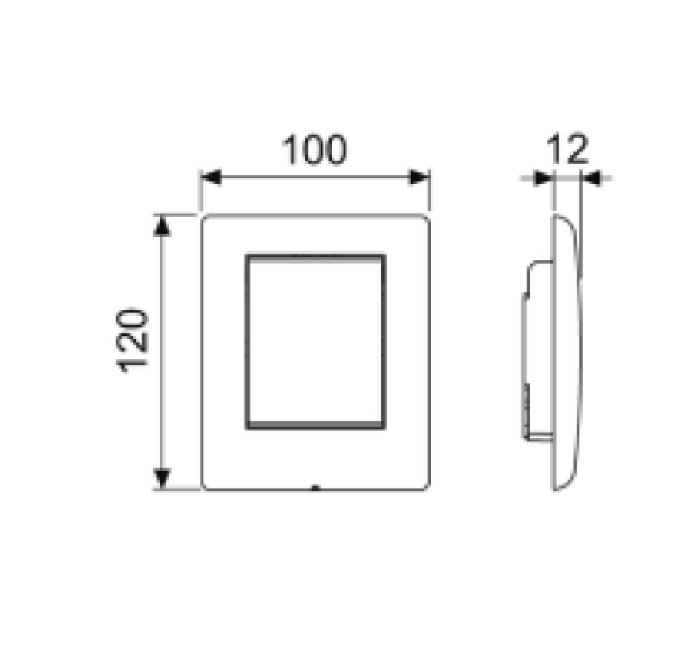 Клавиша смыва Tece TECEplanus (9242312) белый