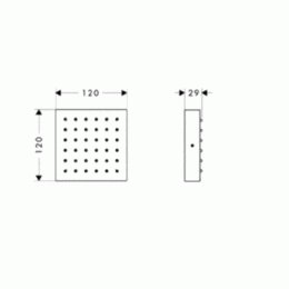 Модуль душа AXOR Starck ShowerCollection 28491000