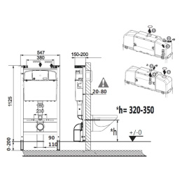 Фото Подвесной унитаз Roca The Gap 893104100 (с сиденьем и инсталляцией)