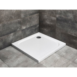 Акриловый поддон для душа Radaway Delos C 80x80x5 белый SDC0808-01