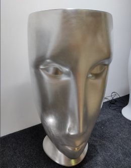 Фото Раковина свободностоящая Kerasan Artwork Moloco 474086 белая/серебро