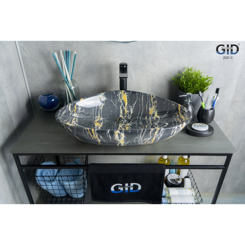 Раковина накладная Gid Mnc207