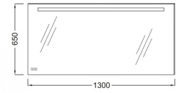 Зеркало Jacob Delafon 130 см, EB1164-NF, белый
