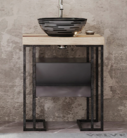 Velvex Loft kmGEL.2-54 Металлические напольные конструкции Black