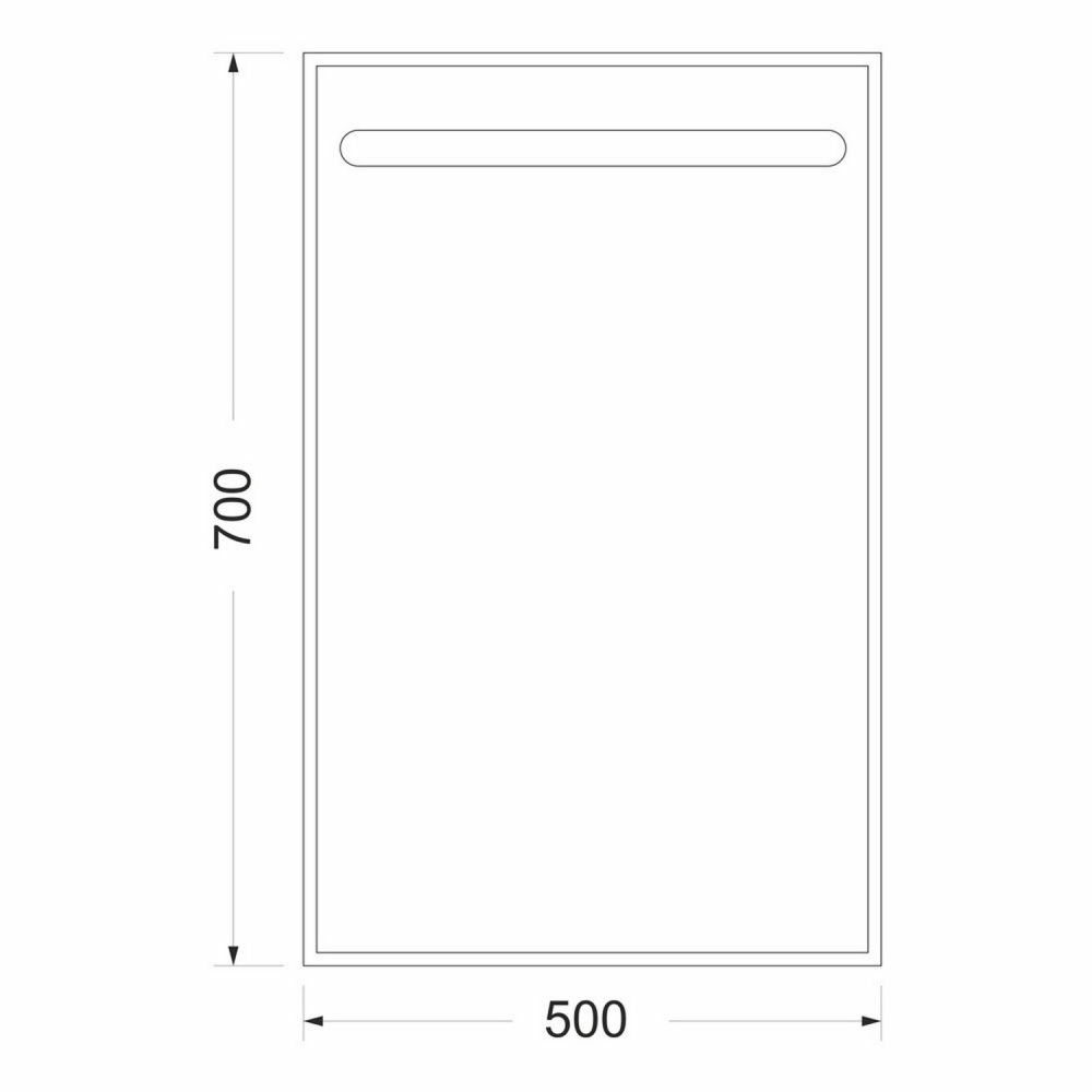 Зеркало с подсветкой MIXLINE Фаворит-ЭКОНОМ 500*700 (540956)